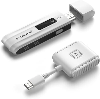 Lemorele P200 HDMI Wireless Transmitter and Receiver - 50M Range - 1080P 60Hz - Plug & Play