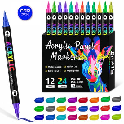 Aliria Acrylmarkers - Aliria Acrylmarker Set - Aliria Acryl Paint Markers - Acrylmarkers - Acrylstiften