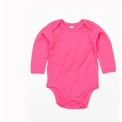 Babybugz | Baby long Sleeve Bodysuit | Fuchsia | 3 - 6 Maanden