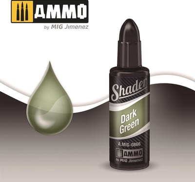 Ammo by MIG Ombre 10mL (Vert foncé)