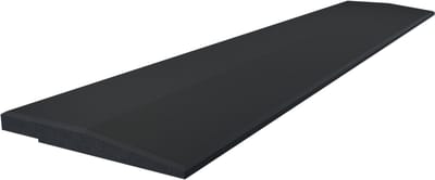 Flow Fitness Oploopprofiel Rubberen Met Waterdichte SBR-Laag - 100 x 20 x 2 cm - Zwart