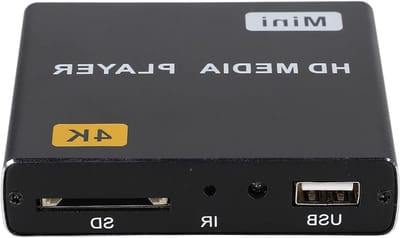 4K Mediaspeler - Digitale Speler - Thuis Media Kijken - Android Besturingssysteem - 8 x 7.3 x 1.8 cm - Zwart