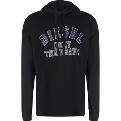Diesel Unisex Volwassenen The Brave Logo Hoodie (Zwart)
