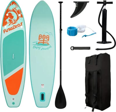 Livano Sup Board - Opblaasbaar - Supboard - Sup Boards - Paddle - Kayak - Lichtgroen - 350cm