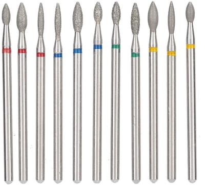 Dailygoods - Nagelboren Set - Professionele Nagelriem Verwijderaar - Elektrische Manicure Nagelvijl Bit - Compact Formaat - Geschikt voor Acryl Gel Na...