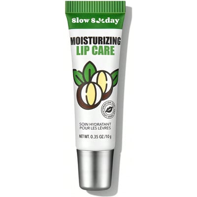 Slow Sunday hydraterende lippenbalsem, kalmerend en hydraterend, dagelijkse lipverzorging, lip-slaapmasker, fruitsmaak, goede keuze voor vakantie, strand, reisbenodigdheden, geschikt voor zomerse lipverzorging