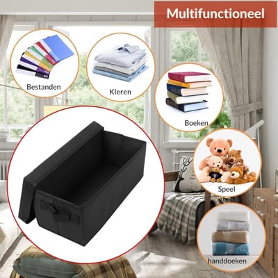 CLVP® Fabrikant Naam CD Opbergdoos - CD Opbergsysteem - CD Opbergmap - Zwart