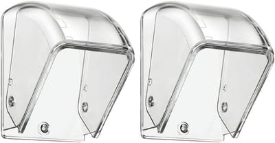 Deurbel Cover - Regenhoes Deurbel - Bescherming Deurbel - Transparant PC Materiaal - 90.71x63.89x63.89mm - Transparant