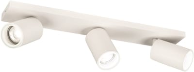 Lumidora Opbouwspot 75507 - DANNY IP - 3 Lichts - GU10 - Wit - Metaal - Badkamerlamp - IP44