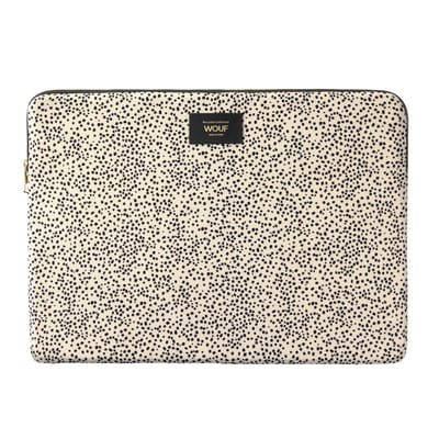 Wouf Daily Laptophoes 15-16 inch - Laptopsleeve - Panna