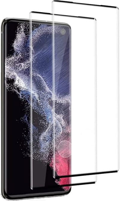 DrPhone Samsung Galaxy S10 Plus Glas - Tempered Glass 3D – Volledige Dekking - Schermbeschermer - Gehard Glas