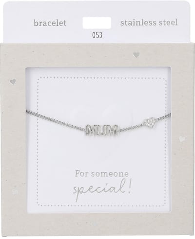 Depesche - Armband "Heart of Gold" - mot. 053 - Mum - silver