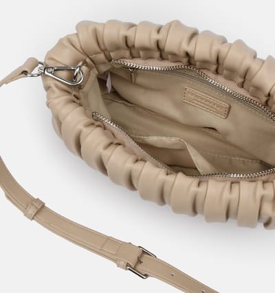 SEIDENFELT MANUFAKTUR Schoudertas Nivala Crossbody Bag Warm Beige