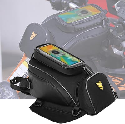 Motortas - Tanktas Motor - Motorrijden - Waterbestendig - 7.2 inch telefoon - Zwart