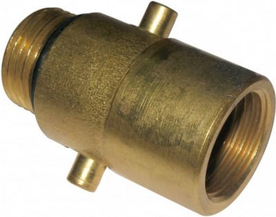 LPG-nippel Bajonet 22 mm messing goud