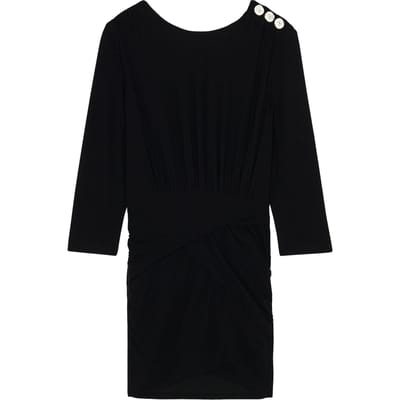 BA&SH Robe Megan Noir Maat: XS | Mini Jurken Outlet | Dames | Zwart