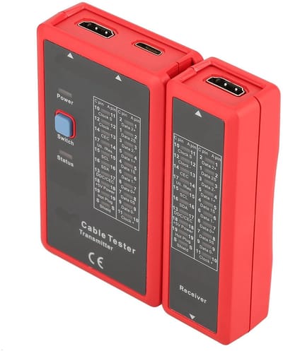 Jhubersproducts - HDMI Kabeltester - Professionele Data Kabel Tester met LED Indicator - Handzaam formaat - Kabel testen - Geschikt voor diverse HDMI