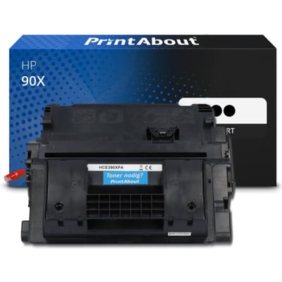 PrintAbout huismerk Toner 90X (CE390XD) Zwart Multipack Hoge capaciteit Geschikt voor HP