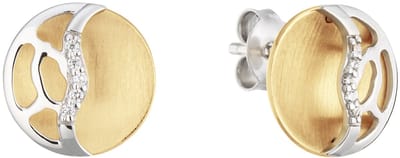 Glow 106.0805.00 Dames Oorbellen - Oorknopjes - Sieraad - Zilver - 925 Zilver - 2 mm breed - 11 mm lang