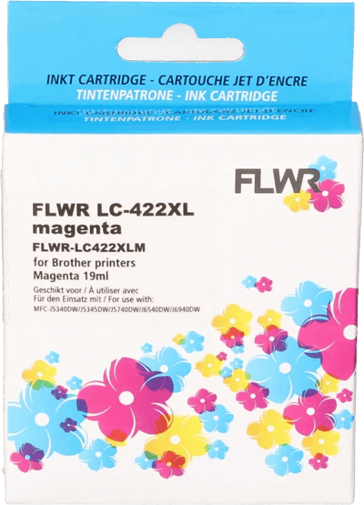 FLWR - Cartridges / Brother LC-422XL / magenta / Geschikt voor Brother