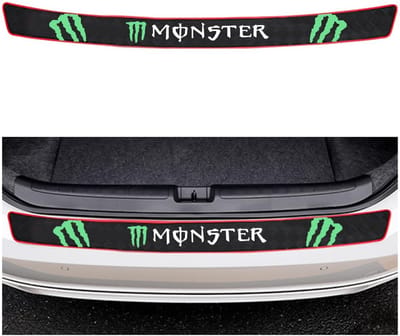 Dailygoods- Beschermstrip universele bumperbescherming - Bumper zwart - Auto laarsbeschermstrip - Antibotsingsband - Zacht rubber - Dambordpatroon 7 x 9 cm