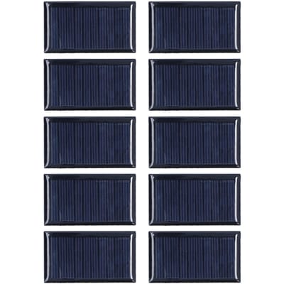 10 stuks Kleine Zonnecel Weerbestendig DIY Zonnepaneel Module voor Wetenschapsprojecten Speelgoed Licht