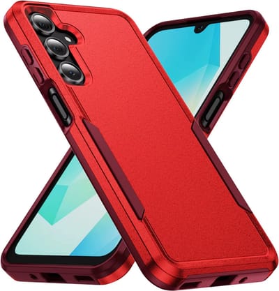 Hoesje Geschikt voor Samsung Galaxy S25 – Beschermende Telefoonhoes, Telefoonhoes met Volledige Bescherming, Duurzaam Smartphone Accessoire voor Dagelijks Gebruik-Rood