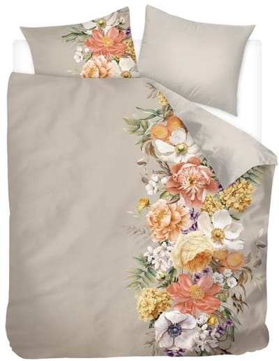 Snoozing Ayanna Dekbedovertrek - Tweepersoons - 200x200/220 cm - Zand
