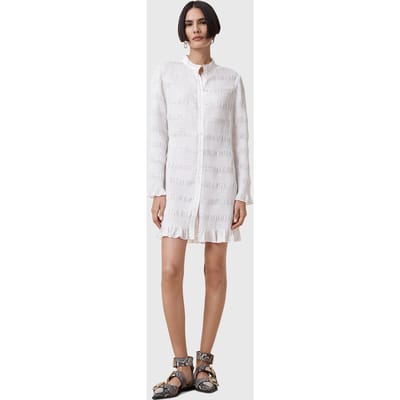 AllSaints Meg Mini Dress White Taglia: 10 | Abiti in T-Shirt Outlet | Donna | Bianco