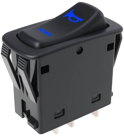 Dailygoods - Schakelaar met Blauwe LED - ATV Accessoire - Compatibel met diverse modellen - Polaris Ranger - ATV Dash - ideaal voor offroad gebruik -...