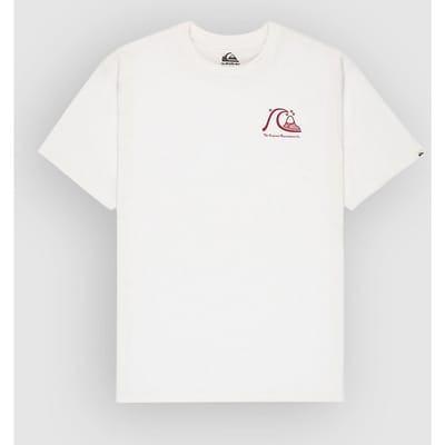 Quiksilver Evo Original Bs T-shirt Met Korte Mouwen Wit XL Man