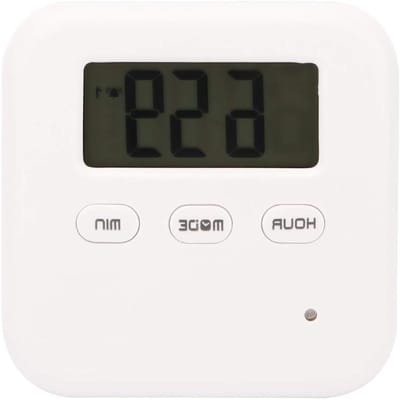 Digitale slimme pillendoos met 5 alarmklokken en 4 compartimenten voor medicatie, ideaal voor ouderen en op reis, blauw ABS+PS materiaal
