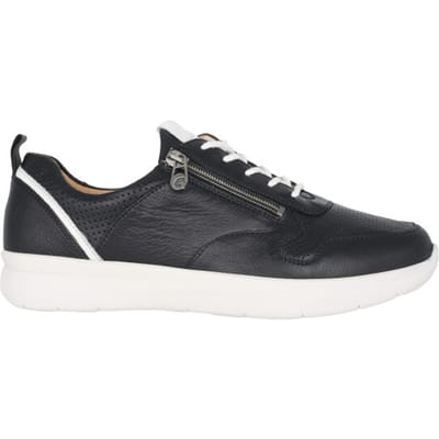 Ganter Kira - dames sneaker - Zwart - maat 36 (EU) 3.5 (UK)
