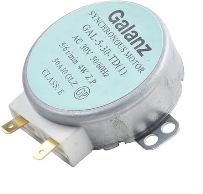 Dailygoody - Magnetron Draaitafel Motor - Vervangingsmotor - Eenvoudige Installatie - Zwart - Duurzaam - 30 V 4 W