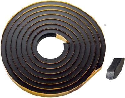 Bentonit Quellband - Voegenband Waterdicht - Betonconstructies Afdichten - Actieve Brondruk - 1 x 5 meter - Zwart