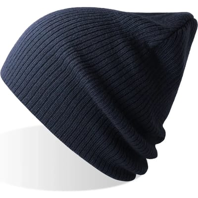 Atlantis Headwear - Brad Beanie Recycled - Navy - One Size