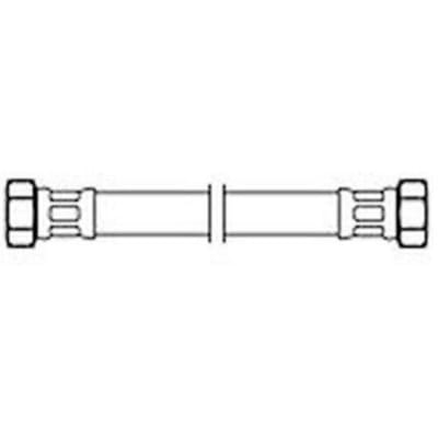 Neoperl Neoflex Armored Hose DN8 20 cm IT x IT, 3/8" x 3/8" Art. 66860920