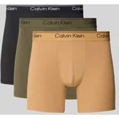 Broek & boxershort met elastische label in band in set van 3 model 'BOXER BRIEF'