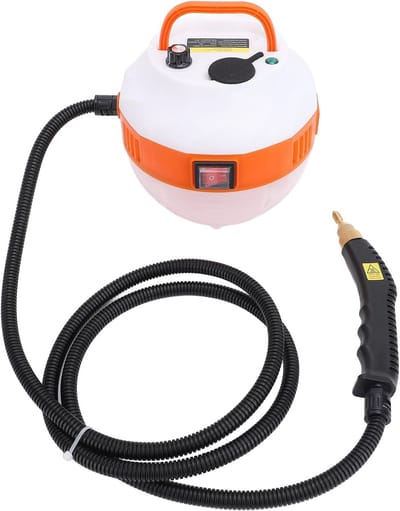 Draagbare Stoomreiniger - Hoge Druk Reiniger - Diep Reinigen Huis - 105℃ Hoge Temperatuur - 1L Tank 2m Slang - Wit