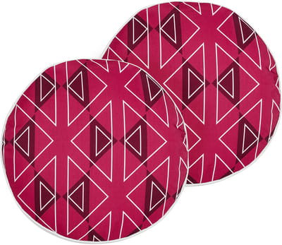 MEZZANO - Tuinkussen set van 2 - Fuchsiapaars - 40 cm - Polyester
