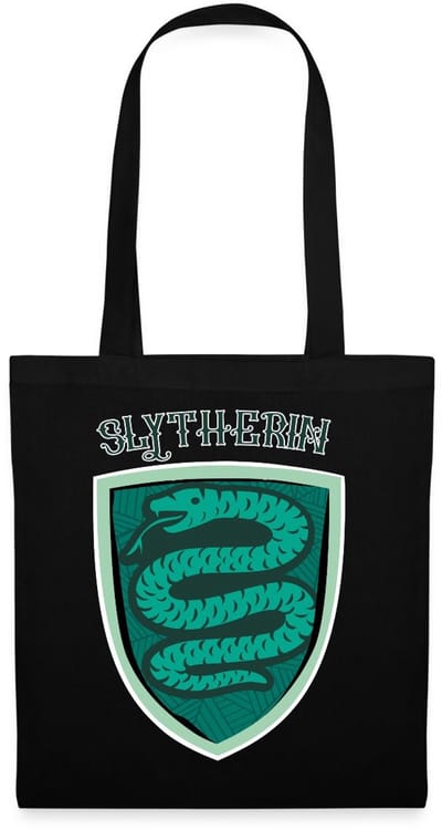Harry Potter Slytherin Logo small Tas Van Stof Schoudertas