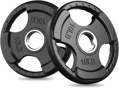 Halterschijven 2 inch Olympische rubberen gripplaten voor Gewichtheffen en Krachttraining