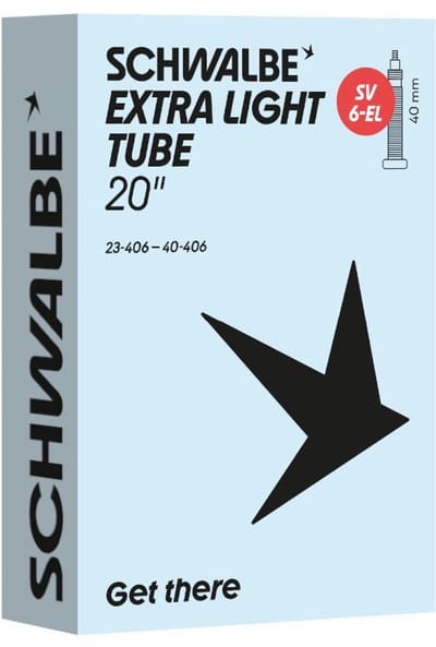 Schwalbe binnenband SV6EL 20 inch ETRTO 23/40-406 Frans/Presta ventiel