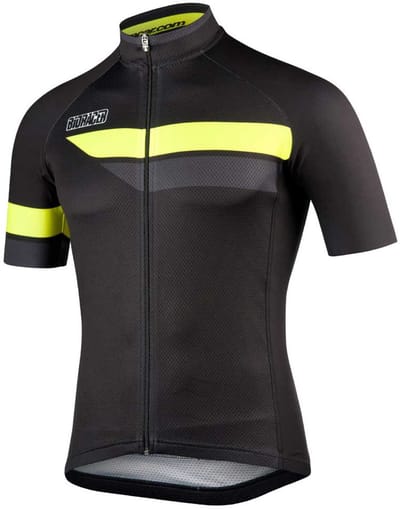 Bioracer Team Short Sleeve 2.0 Black/Fluo Size M