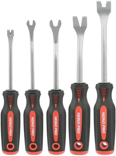 Verwijdergereedschap voor Autotrimpanelen - 5-delige Set met Soft Grip