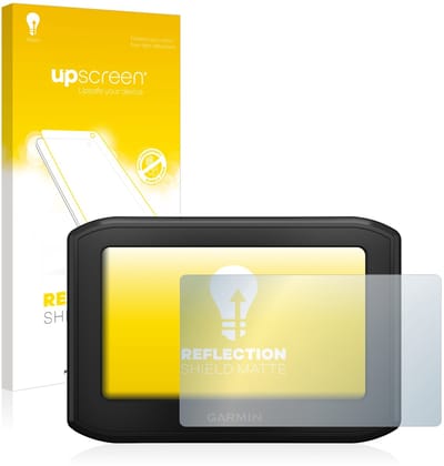 upscreen - Screenprotector voor Garmin zumo 396 LMT-S - Folie Beschermfolie anti glare matte