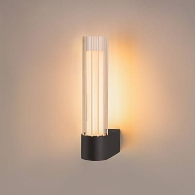 SLV LED badkamer wandlamp Lygant single, zwart, aluminium