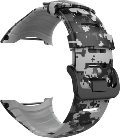 Vervangende Horlogeband voor Suunto Core Smartwatch, Zacht en Comfortabel met Metalen Sluiting, Geschikt voor Polsen van 14cm tot 23cm