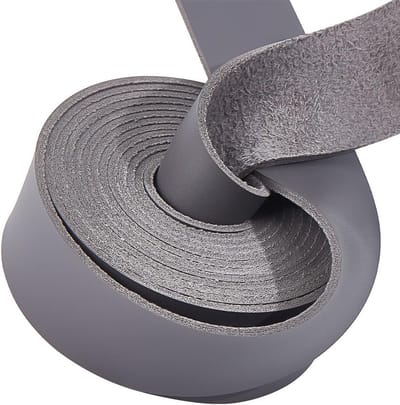 2.19 Yards PU Leren Band, 25mm Brede Platte Leren Strips voor Sieraden, DIY Projecten en Handgemaakte Tassen