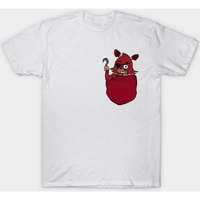 T-shirt Dames Foxy Zak Fnaf Zakken Harajuku Print Kawaii T-shirt Zomer Korte Mouw Vrouwen T-shirt Top Tee S brown